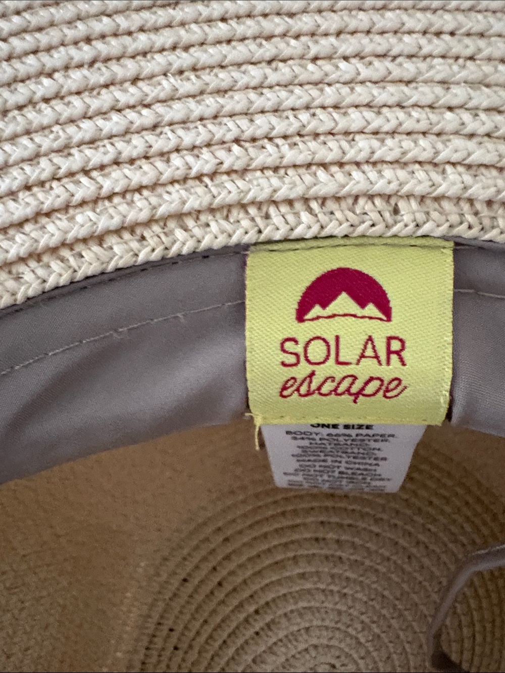 Classic Straw Fedora Hat with Black Band - Neutral - Picture 6 of 6